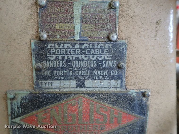 image for item GB9296 Porter Cable D1 sander/grinder
