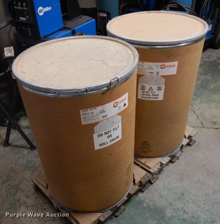 image for item GG9015 (4) barrels of Hobart FabCor Edge MC welding wire