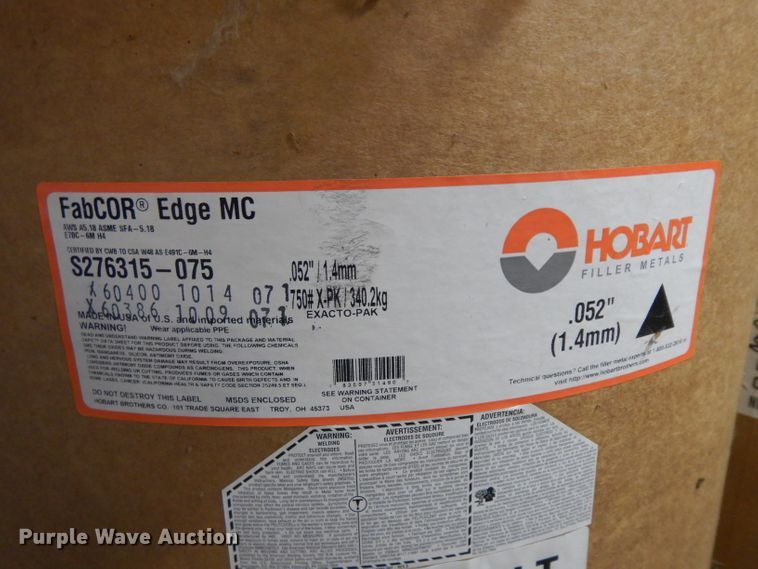 image for item GG9015 (4) barrels of Hobart FabCor Edge MC welding wire