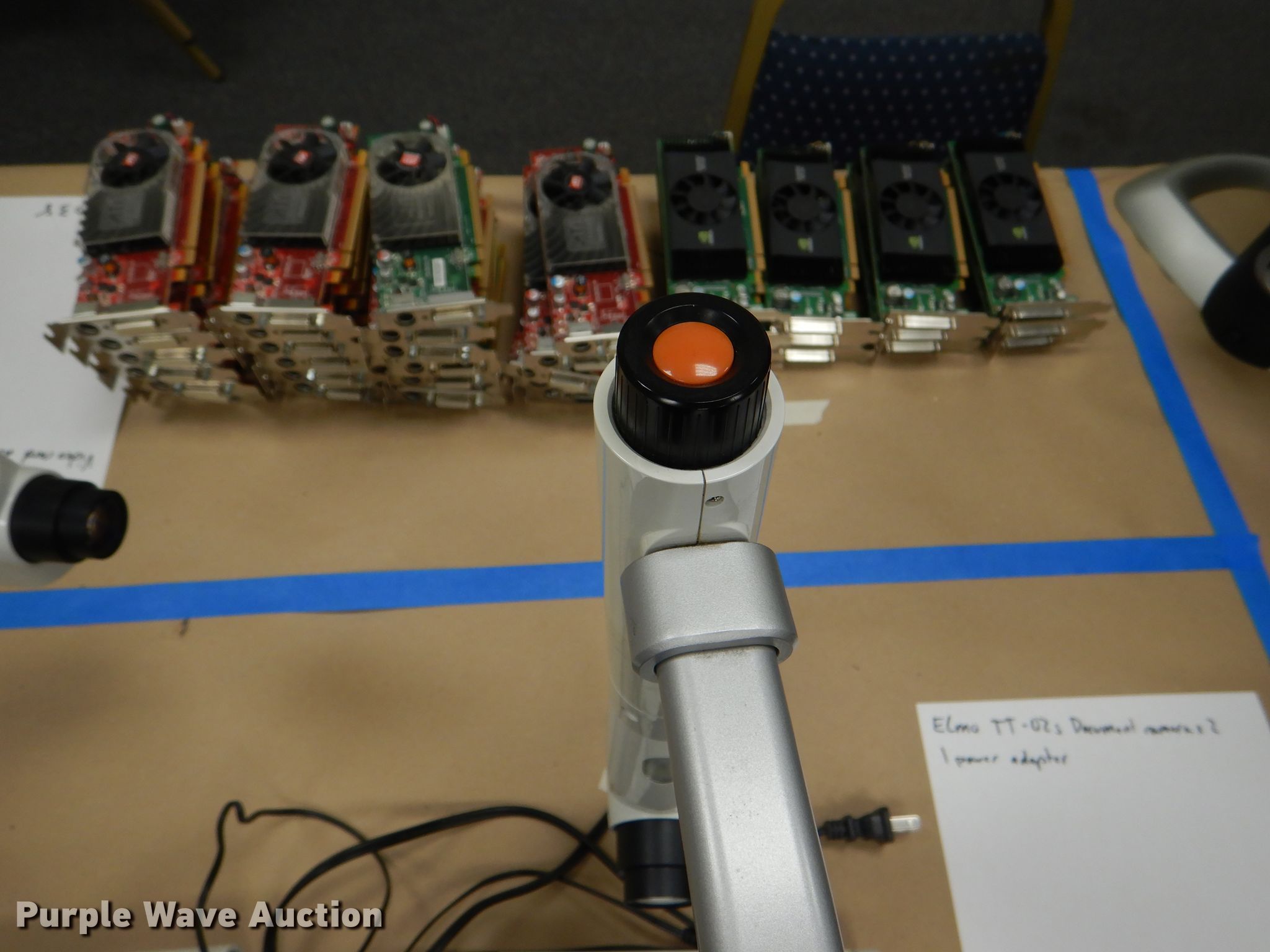 (2) Elmo TT02s document cameras in Emporia, KS Item FN9039 sold