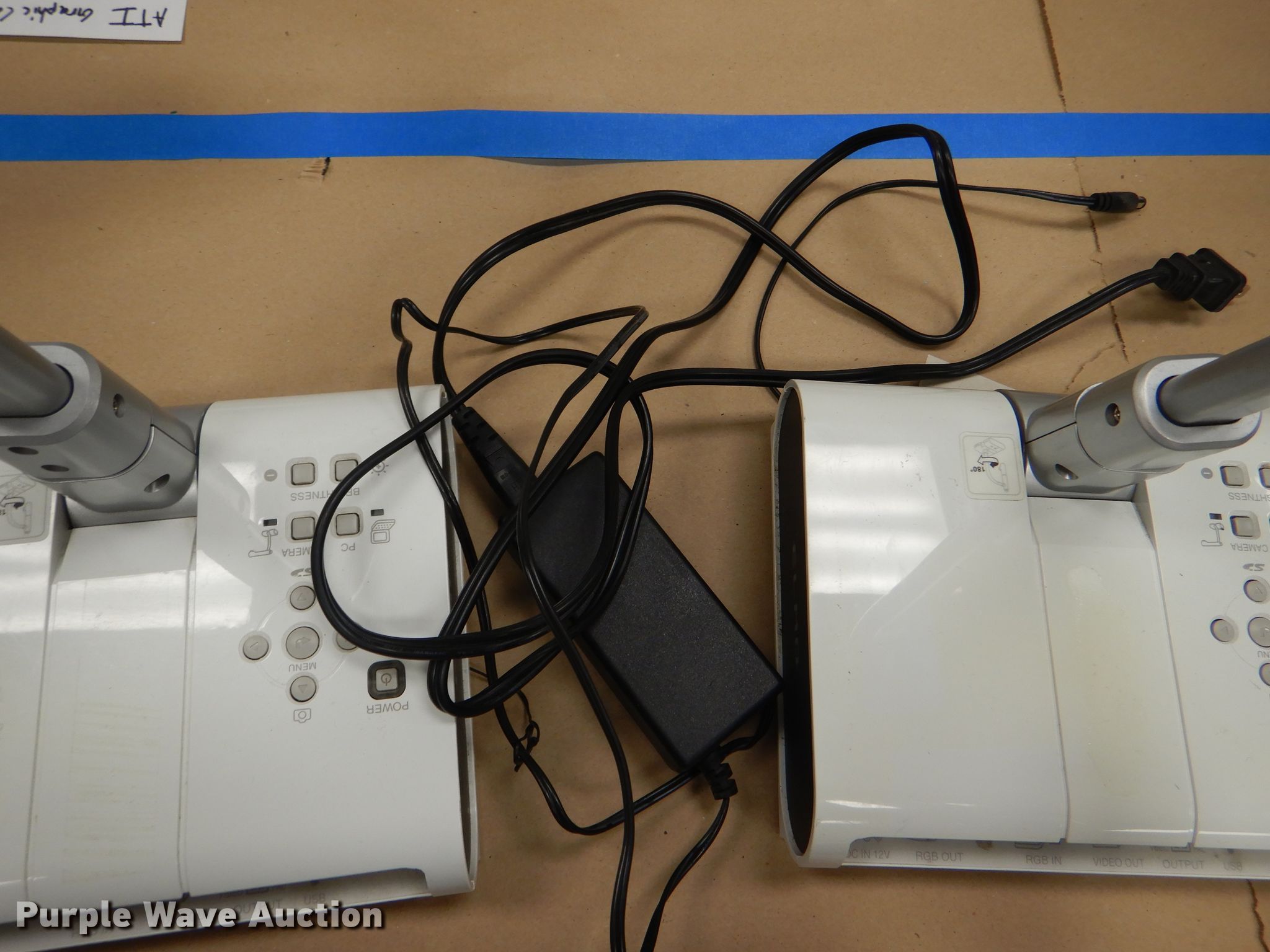 (2) Elmo TT02s document cameras in Emporia, KS Item FN9039 sold