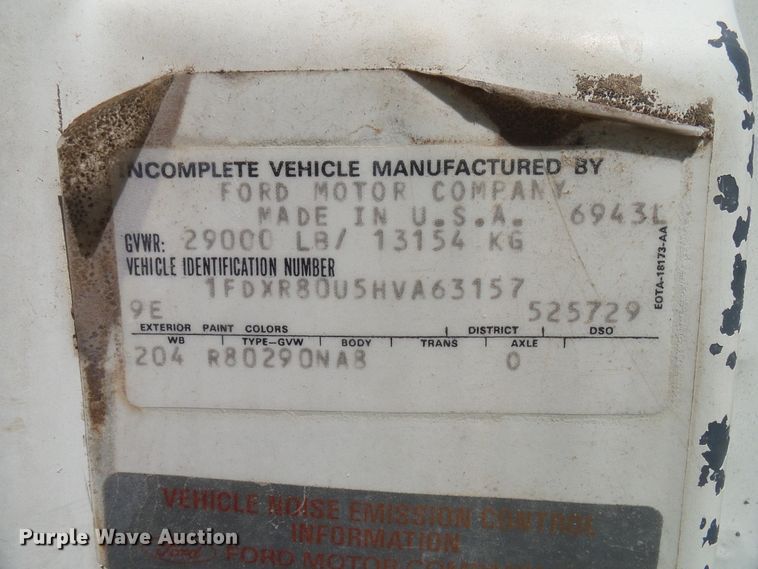 image for item DD6042 1987 Ford L8000 feed mixer truck