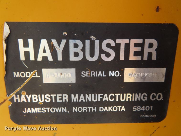 image for item DD6404 HayBuster Big Bite H1000 tub grinder