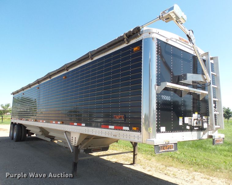 image for item EF9532 2015 Timpte Super Hopper double hopper bottom grain trailer