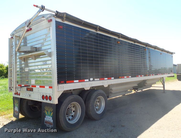 image for item EF9532 2015 Timpte Super Hopper double hopper bottom grain trailer