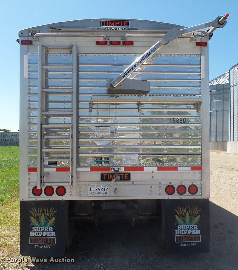 image for item EF9532 2015 Timpte Super Hopper double hopper bottom grain trailer