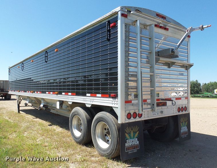 image for item EF9532 2015 Timpte Super Hopper double hopper bottom grain trailer