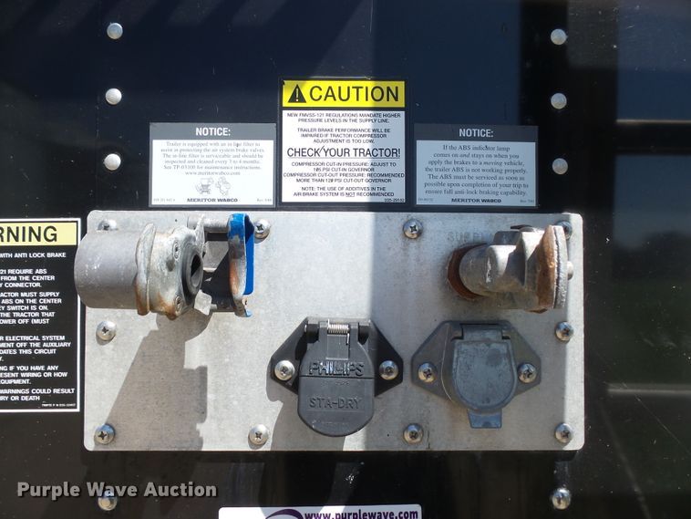 image for item EF9532 2015 Timpte Super Hopper double hopper bottom grain trailer