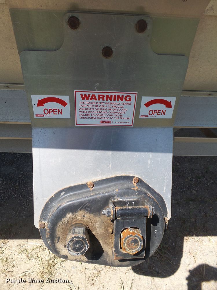 image for item EF9532 2015 Timpte Super Hopper double hopper bottom grain trailer