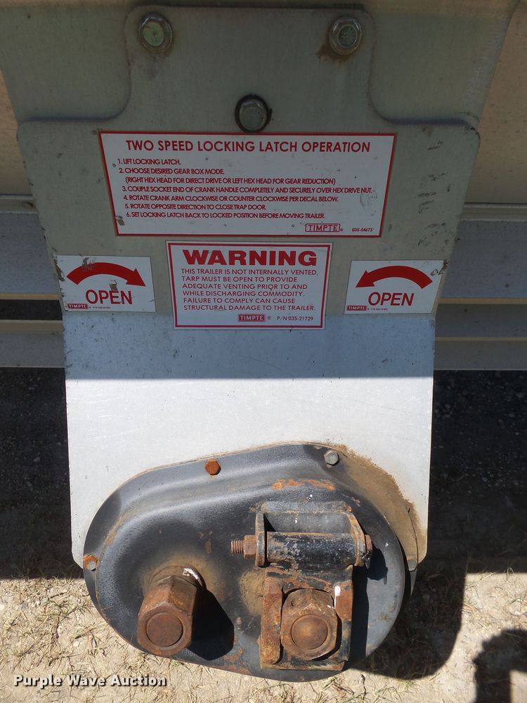 image for item EF9532 2015 Timpte Super Hopper double hopper bottom grain trailer