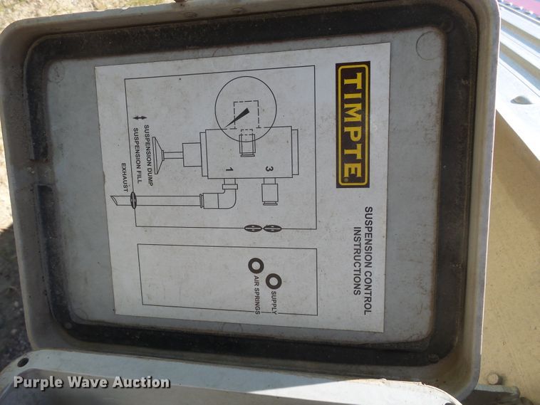 image for item EF9532 2015 Timpte Super Hopper double hopper bottom grain trailer