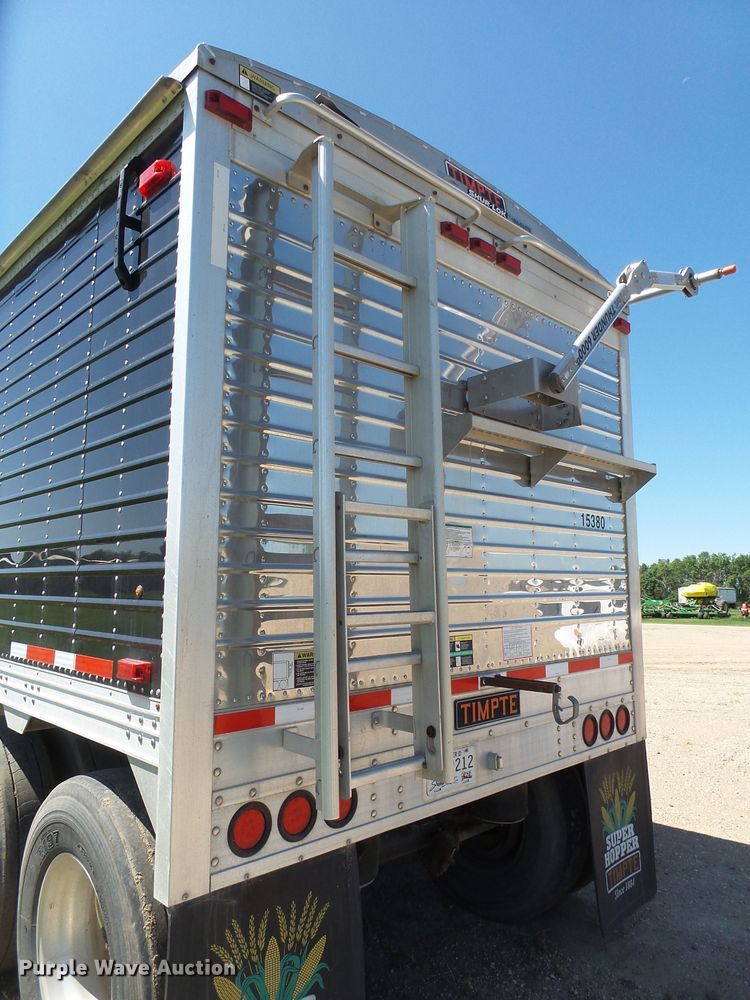 image for item EF9532 2015 Timpte Super Hopper double hopper bottom grain trailer