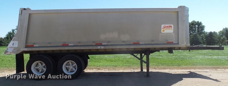 image for item EF9536 1974 Axle end dump trailer