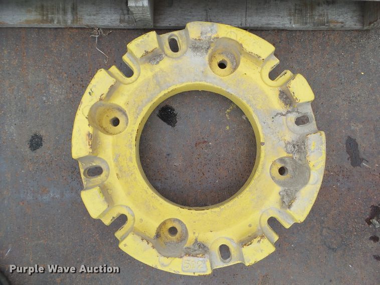 image for item EM9799 (8) John Deere rear wheel weights