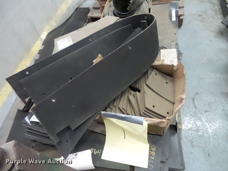 image for item FU9343 Rubber conveyor flaps, grabrools, and side barriers