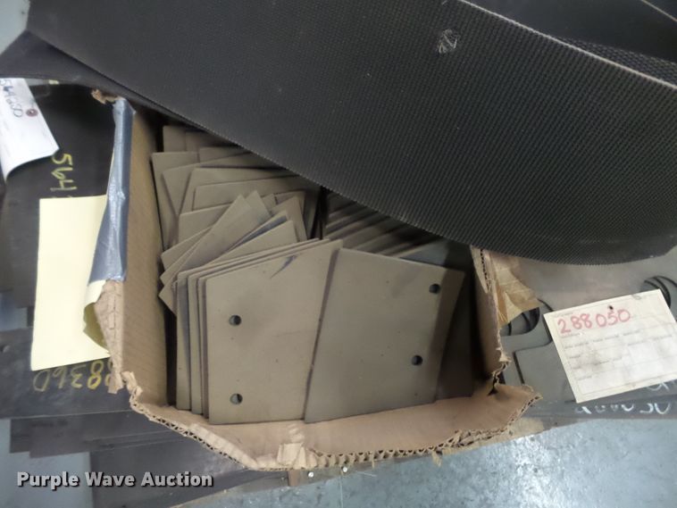 image for item FU9343 Rubber conveyor flaps, grabrools, and side barriers