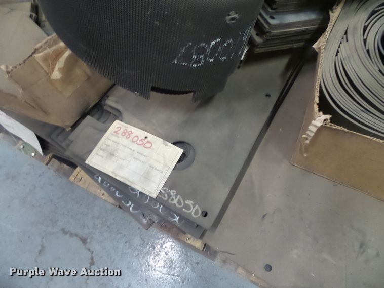 image for item FU9343 Rubber conveyor flaps, grabrools, and side barriers