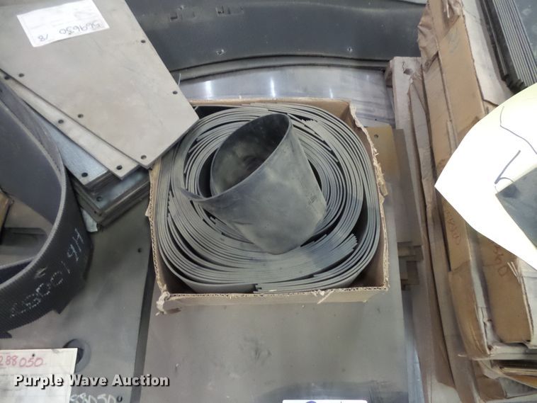 image for item FU9343 Rubber conveyor flaps, grabrools, and side barriers