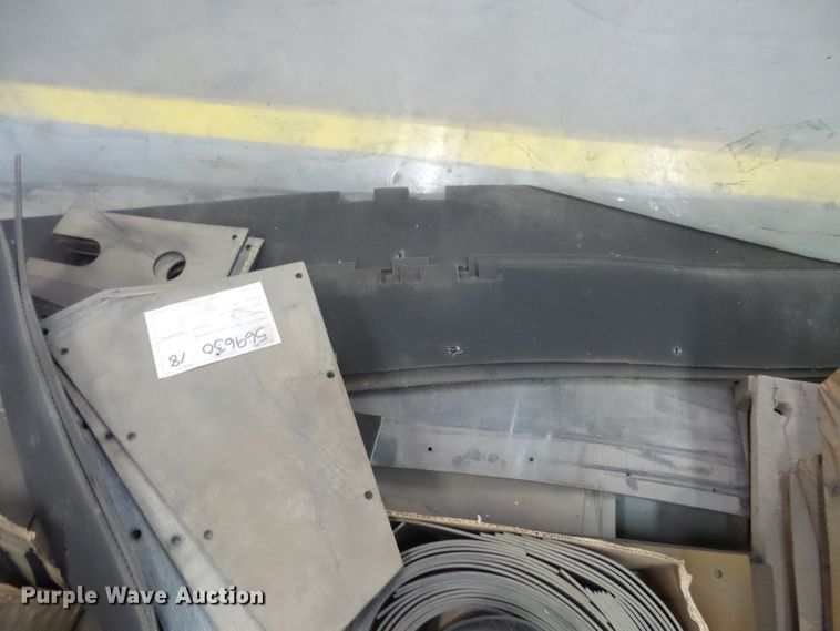 image for item FU9343 Rubber conveyor flaps, grabrools, and side barriers