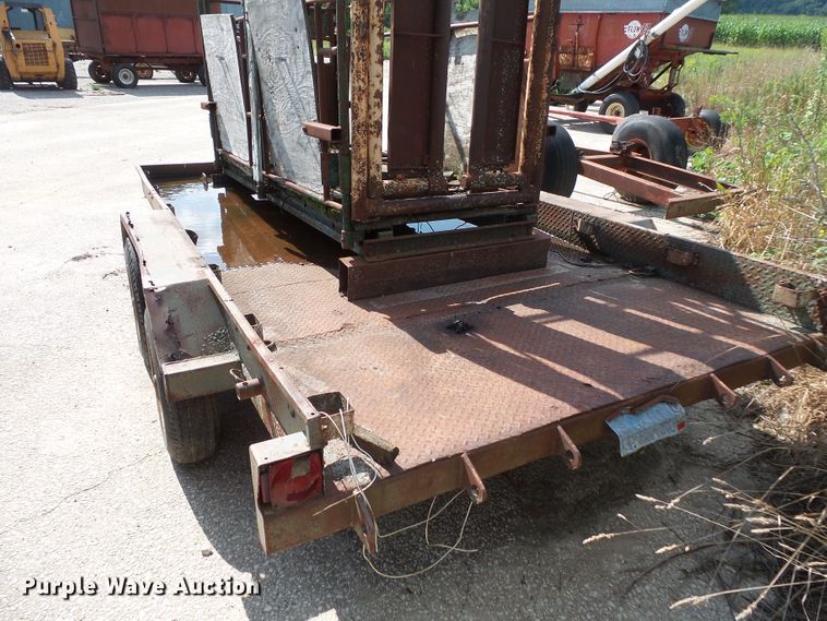 image for item FU9365 Shop built utility trailer