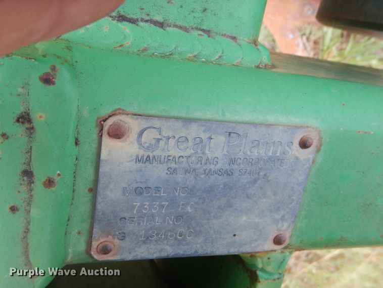 image for item FY9692 Great Plains Series VII 7337FC field cultivator