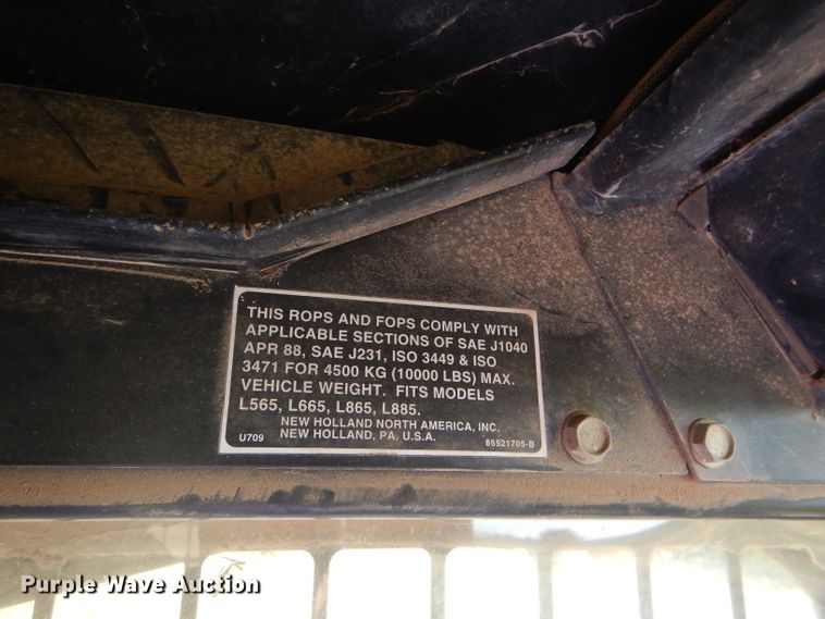 image for item FY9693 1997 New Holland LX885 Turbo skid steer