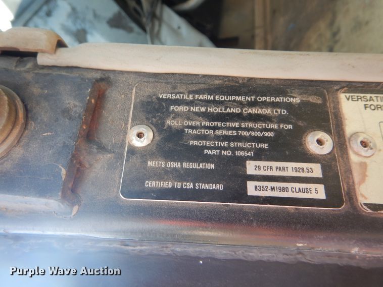 image for item FY9697 1989 Ford 846 Versatile Designation 6 4WD tractor