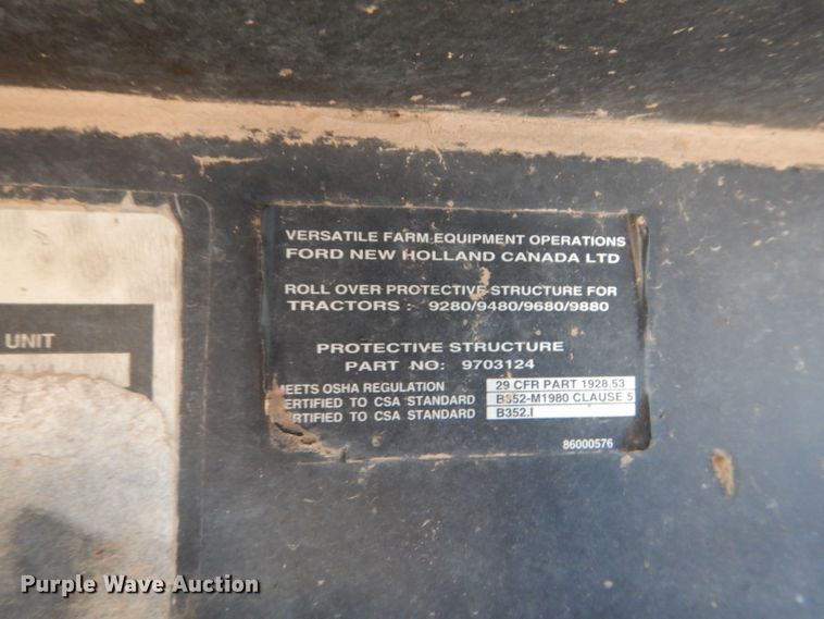 image for item FY9705 1994 Ford 9480 Versatile 4WD tractor