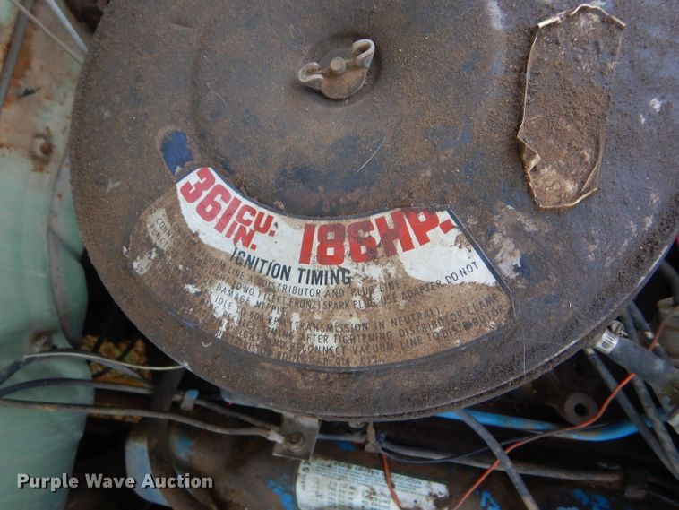 image for item FY9708 1972 Dodge 600 grain truck