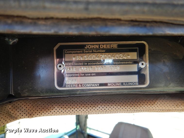 image for item GH9570 1990 John Deere 4755 tractor