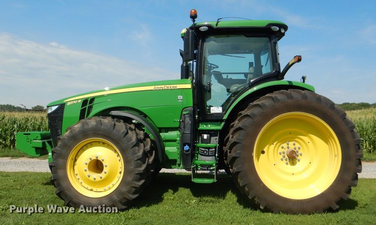image for item DD6350 2018 John Deere 8370R MFWD tractor