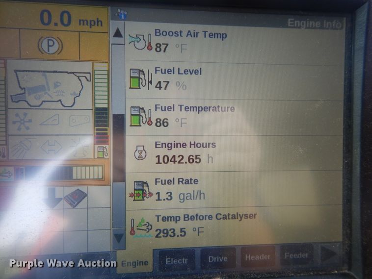 image for item DD6354 2014 Case IH 6140 AFS Hillco Sidehill RWA combine