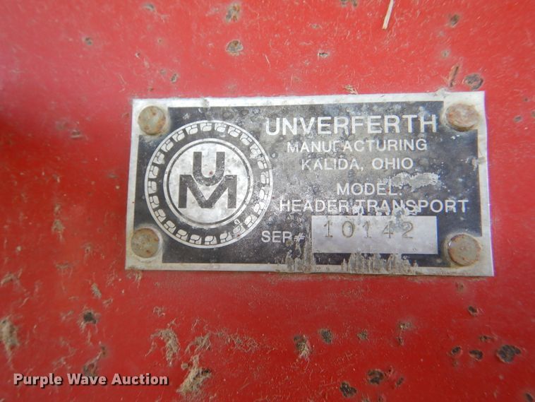 image for item DD6357 Unverferth HT25 header trailer