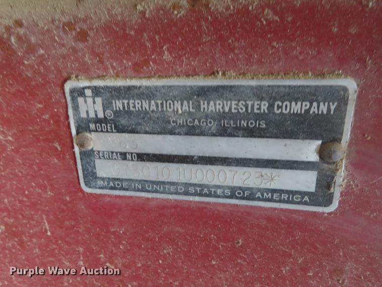 image for item DD6361 1978 International 1460 combine