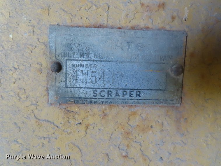 image for item DD6391 Caterpillar DW10 conventional scraper