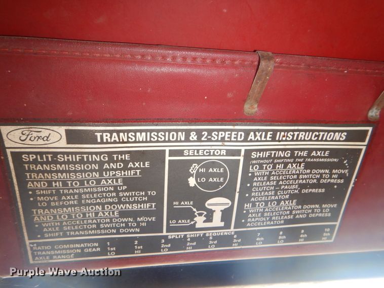 image for item DD6395 1980 Ford grain truck