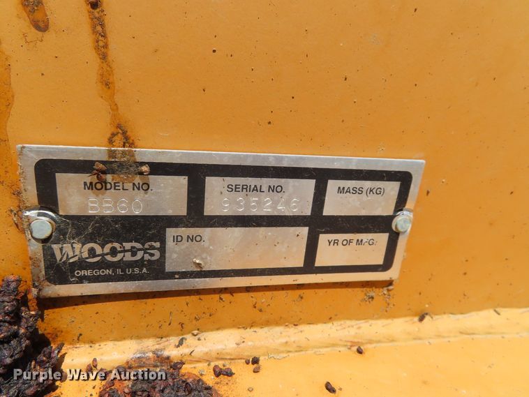 image for item DD6414 Woods BB60 rotary mower