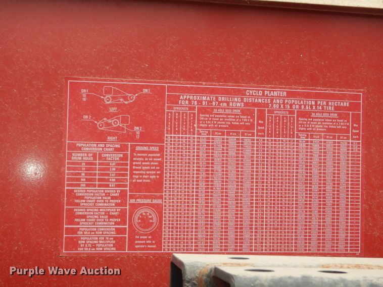 image for item DG4839 Case IH 955 Cyclo Air planter