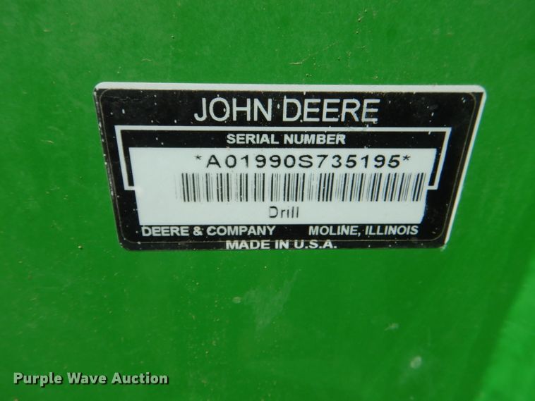 image for item DG4842 2010 John Deere 1990 no-till air seeder