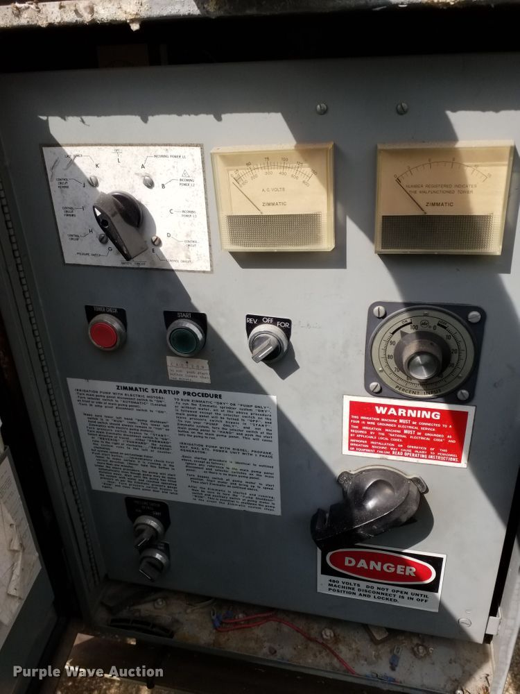 image for item G1903 Zimmatic irrigation pivot