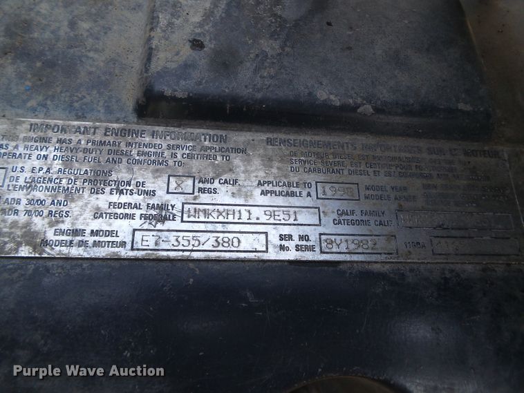 image for item DC5062 1999 Mack vacuum truck