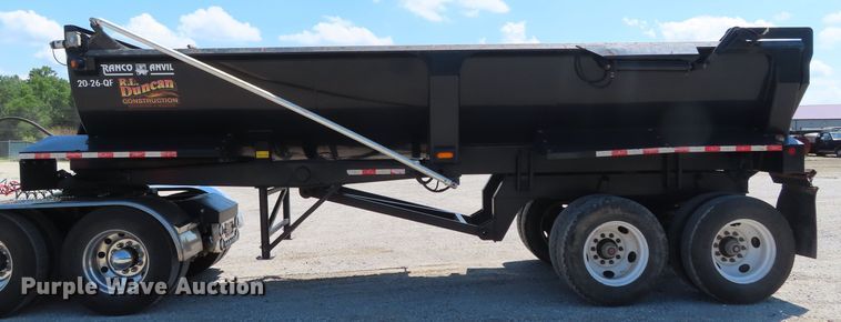 image for item DD6369 2017 Ranco 20-26-QF end dump trailer