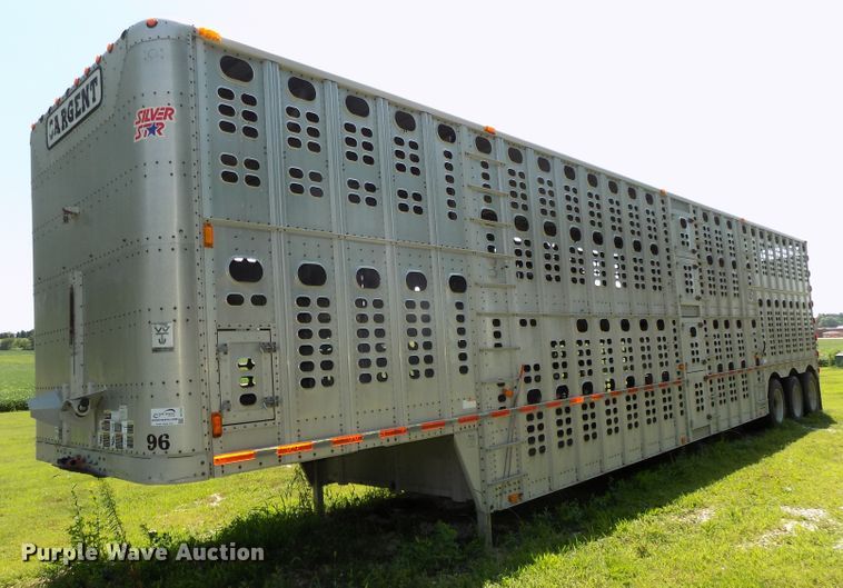 image for item DE7755 1997 Wilson PSDCL-302CL livestock trailer