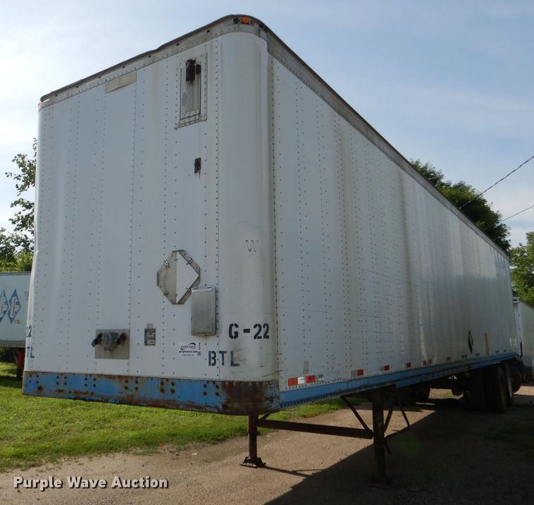 image for item DG4798 1986 Stoughton ASVW-485T-S-C-WEDGE dry van trailer