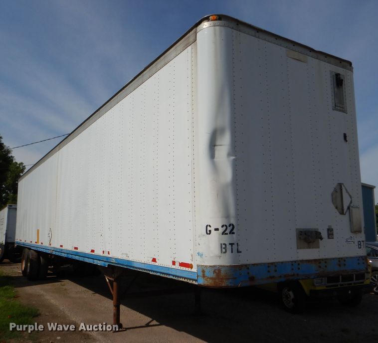 image for item DG4798 1986 Stoughton ASVW-485T-S-C-WEDGE dry van trailer