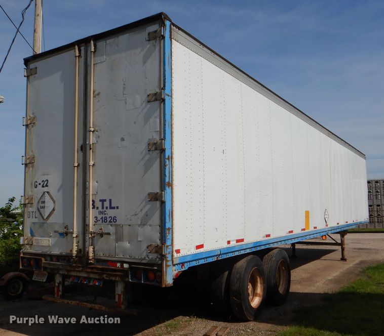 image for item DG4798 1986 Stoughton ASVW-485T-S-C-WEDGE dry van trailer