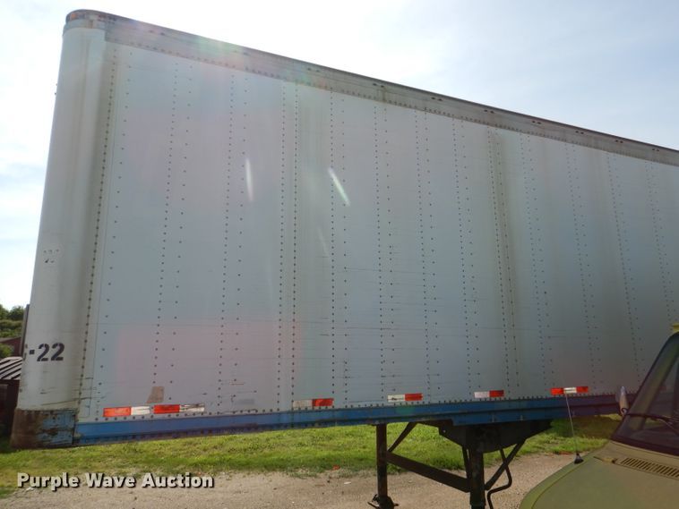 image for item DG4798 1986 Stoughton ASVW-485T-S-C-WEDGE dry van trailer