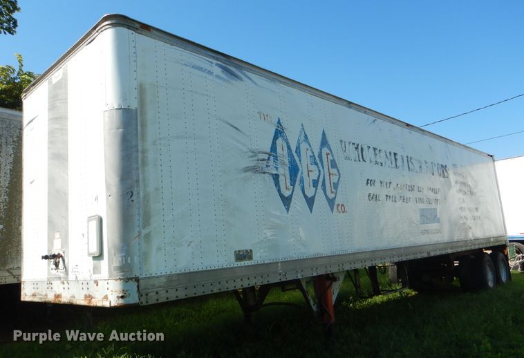 image for item DG4873 1978 Budd NF2S400D53 dry van trailer