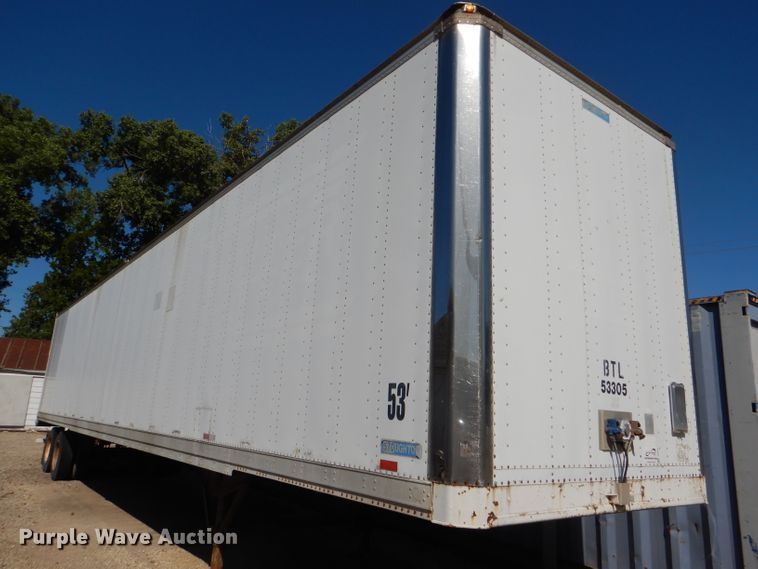 image for item DG4875 1993 Stoughton AVW-535T-S-C dry van trailer