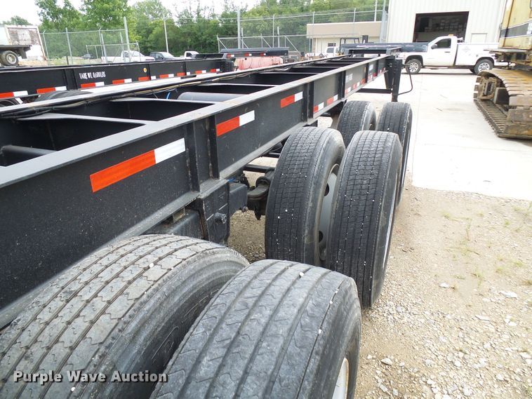 image for item DI0608 2009 Hyundai CGN403-516 flatbed trailer